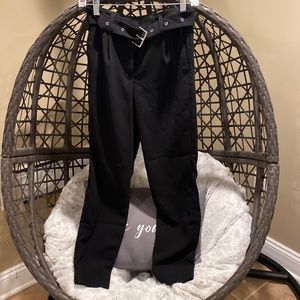Express dress pants with belt
